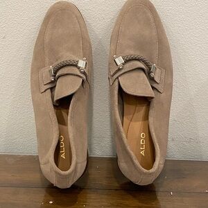 Aldo Men's Brown Suede Loafers size 9